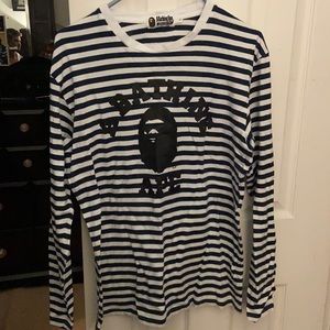 EUC Bathing Apple Striped long sleeve - L
